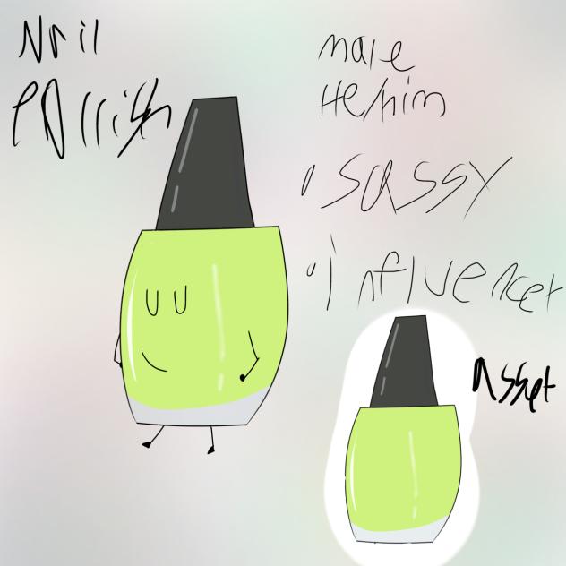 nail polish osc character