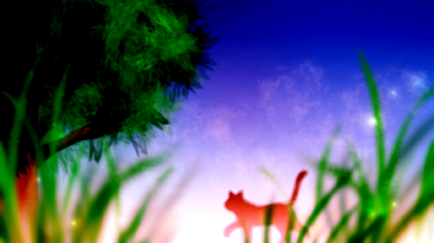 夜明けと猫