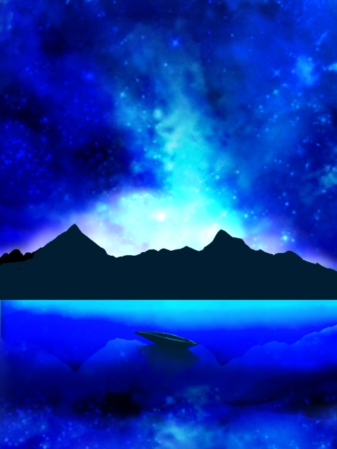 湖畔から