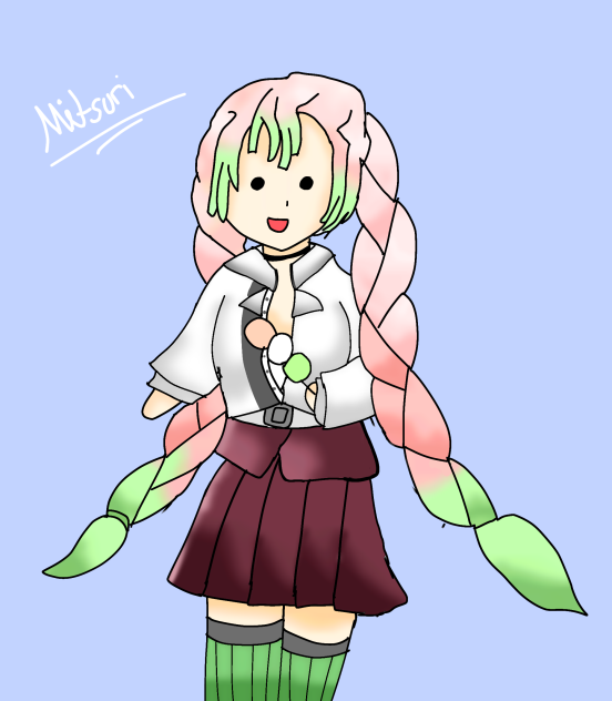 Mitsuri with the dot eyes
