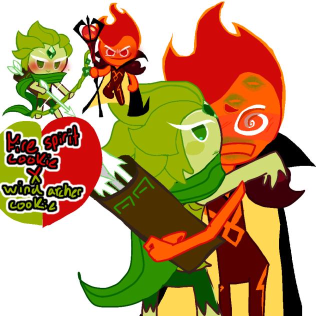 FIRE SPIRIT COOKIE X WIND ARCHER COOKIE