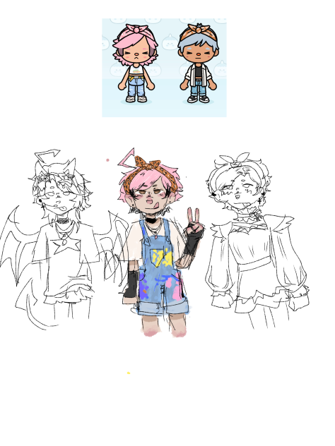 Diff vers of my oc!