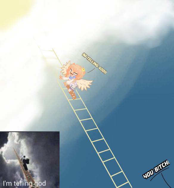 im telling God meme