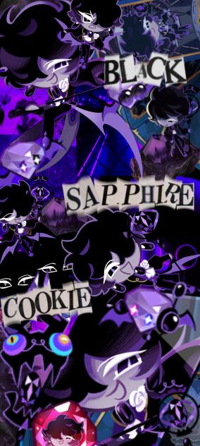 Black Sapphire Cookie Wallpaper
