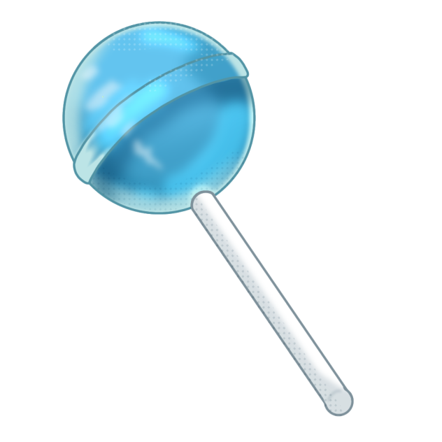 Lollipop but in sticker form