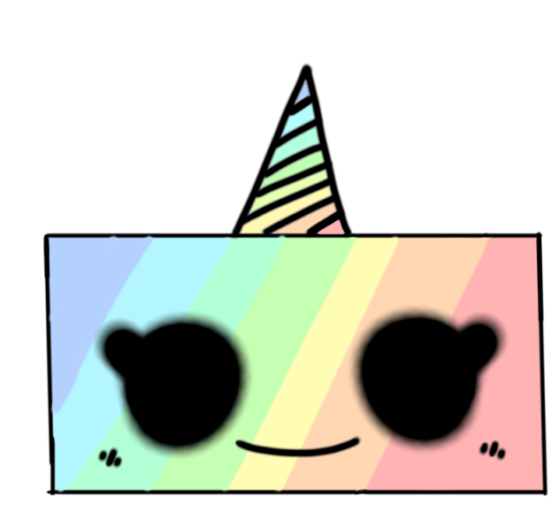 Unicorn ranibow box
