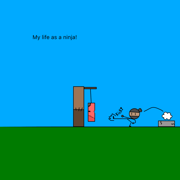 My life as a ninja ibisPaint