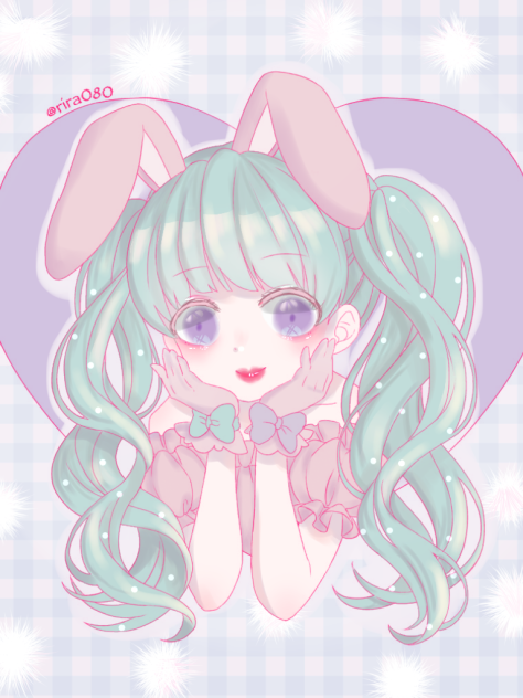 塗り絵🐰