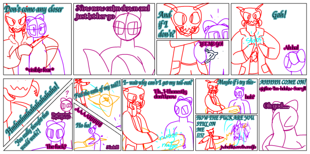 Frantic and Nade. Daniel's Fnaf Roleplay