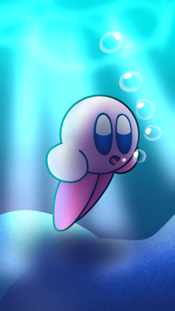 Kirby's underwater adventure