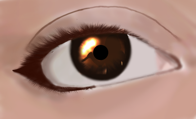 Reflection of Murder in an Eye - ibisPaint