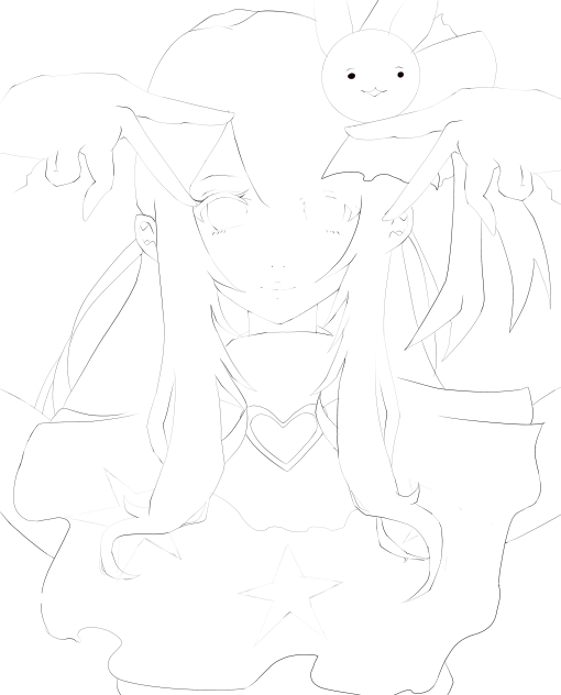 Ai oshi no ko line art