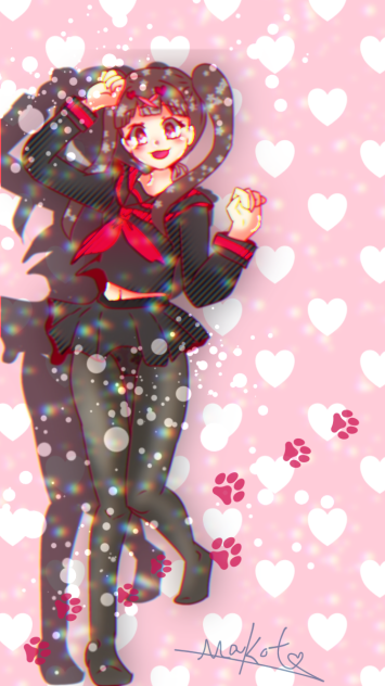 灰色✖️赤　セーラー服