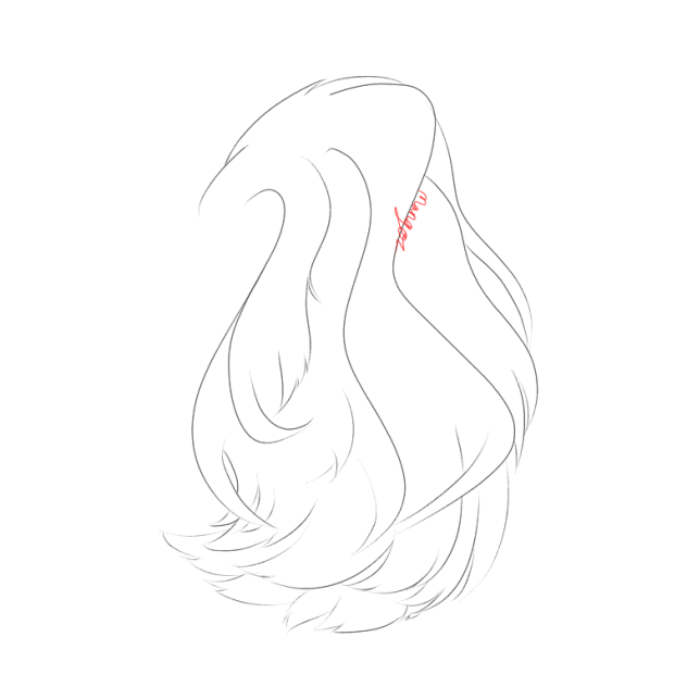 Floofy hair