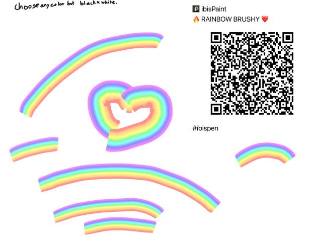 👍 ️👍 RAINBOW BRUSH 👍 ️👍 - ibisPaint