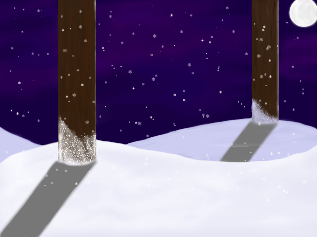 Snowy Night - ibisPaint