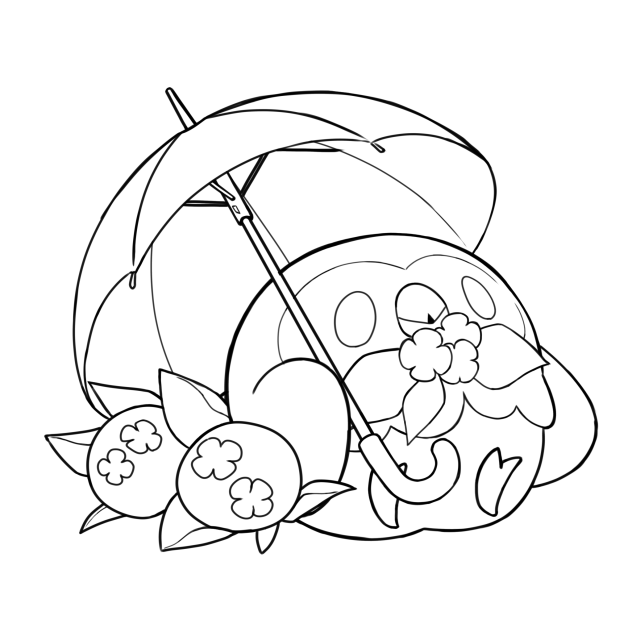 ☂️線画
