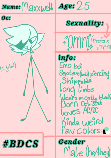 Maxxwell! My lil Emo Boi