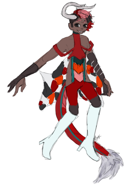 Dragon but human