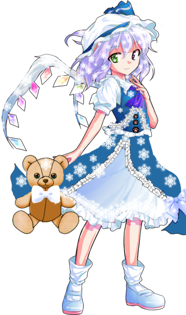 東方立ち絵改変(雪を降らす程度の能力)