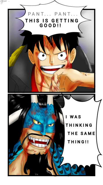 Kaido vs Luffy