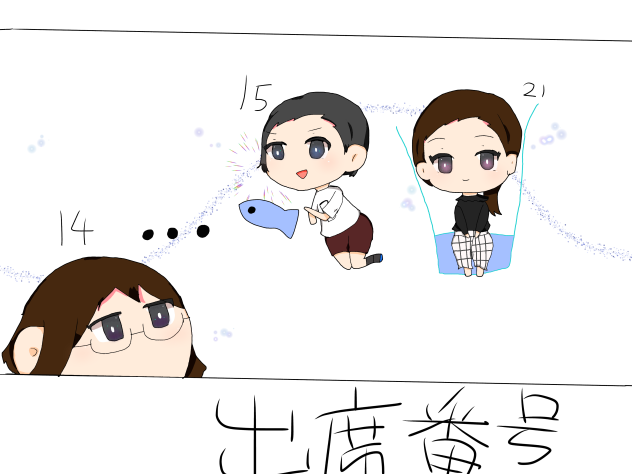 4の１　14  番１5 番21番