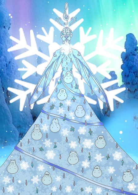 スノークリスマスツリー