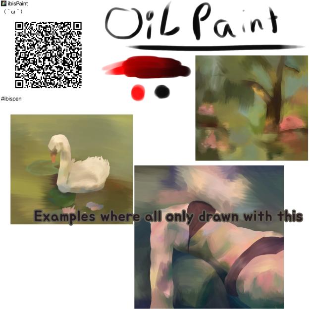 Oil paint brush