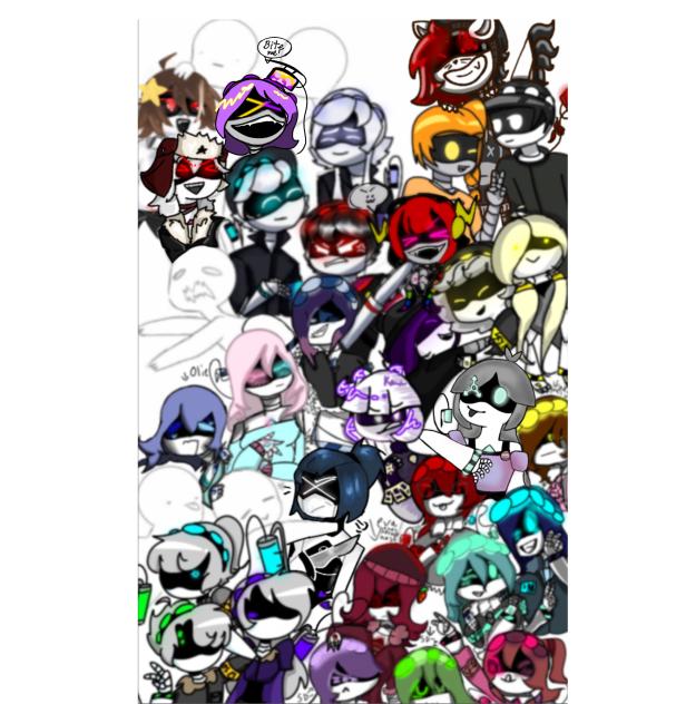Murder drones Collab 💜💛 - ibisPaint