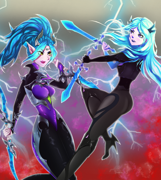 Karina(MLBB) X Katarina Death Sworn(LOL)