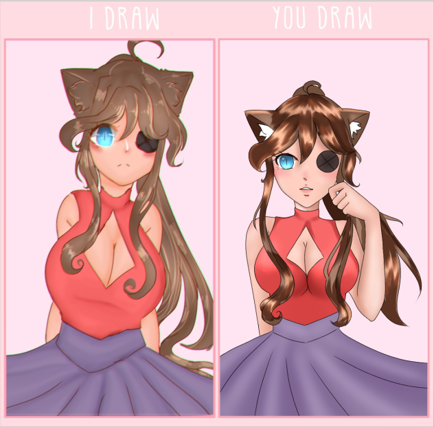 I draw You draw With HopeBagelScarlatte