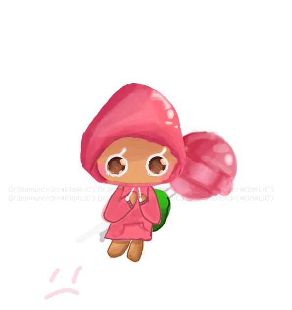strawberry cookie