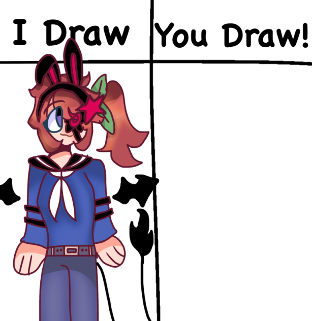 You draw I draw collab