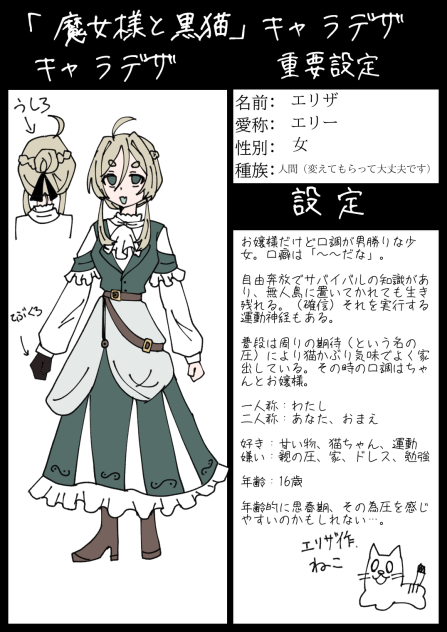 キャラ募ですわー!!