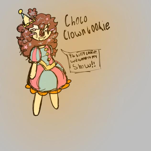 Meet Choco clown cookie!!