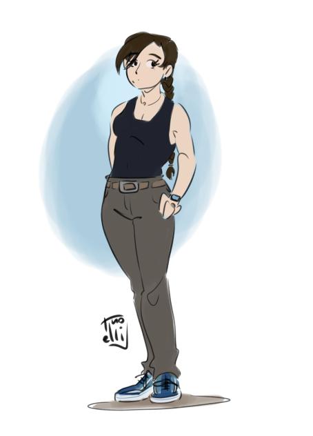 Ten-min self-portrait doodle