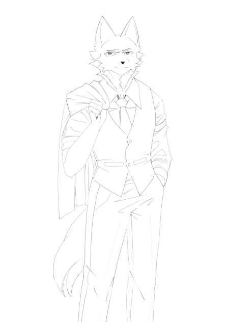 redraw my old art ( lineart ) - ibisPaint