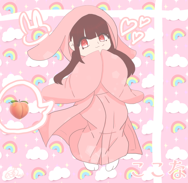 ウサ耳ここなちゃん🍑