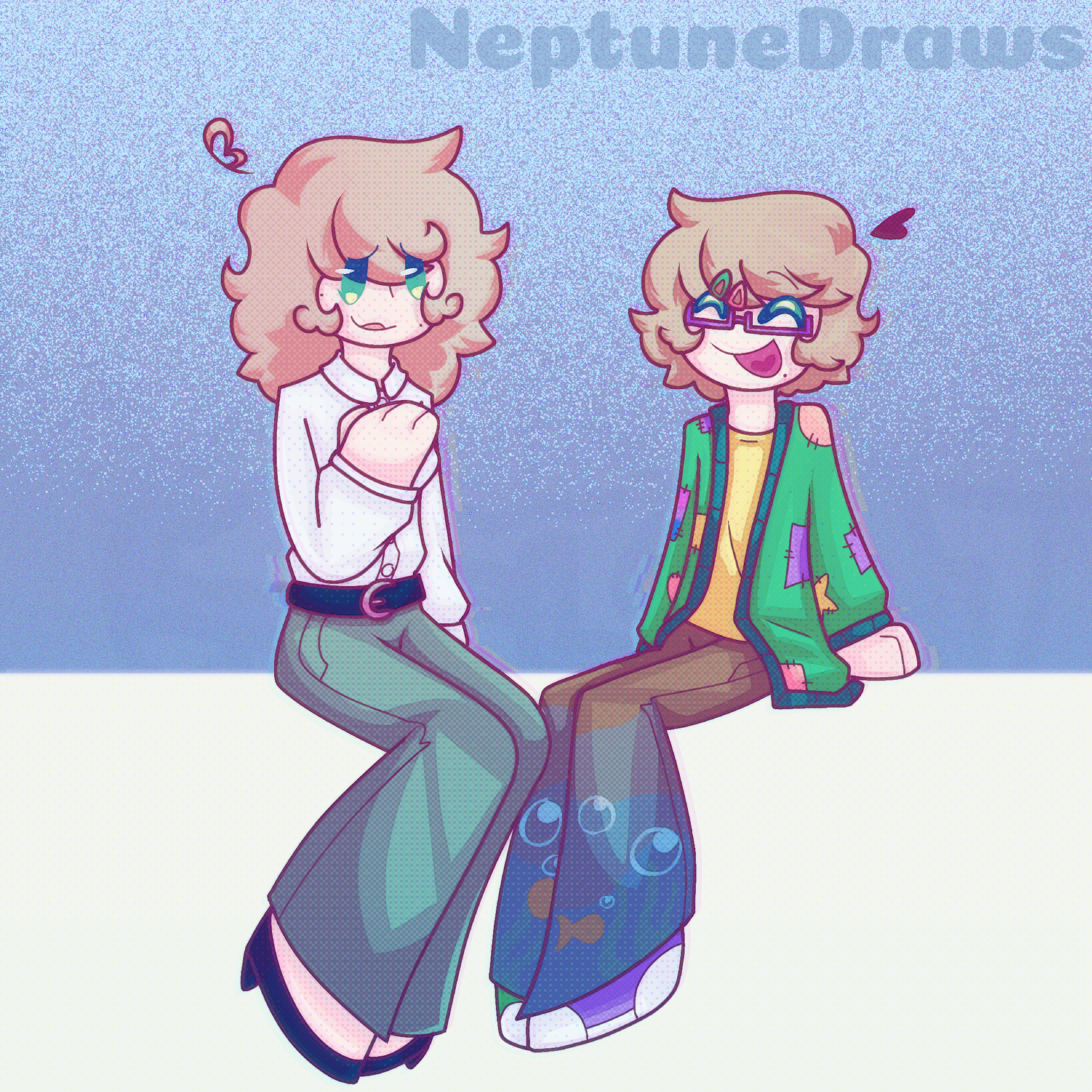 Mother and son - ibisPaint