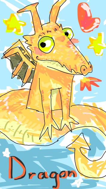 a little dragón 🧡