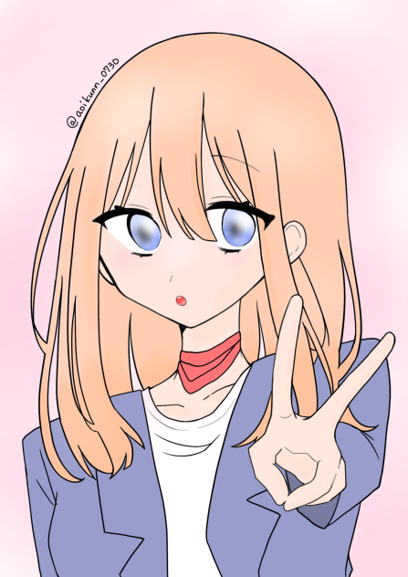 フリー線画塗りました！