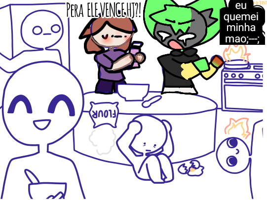 Chaos de cozinha - ibisPaint