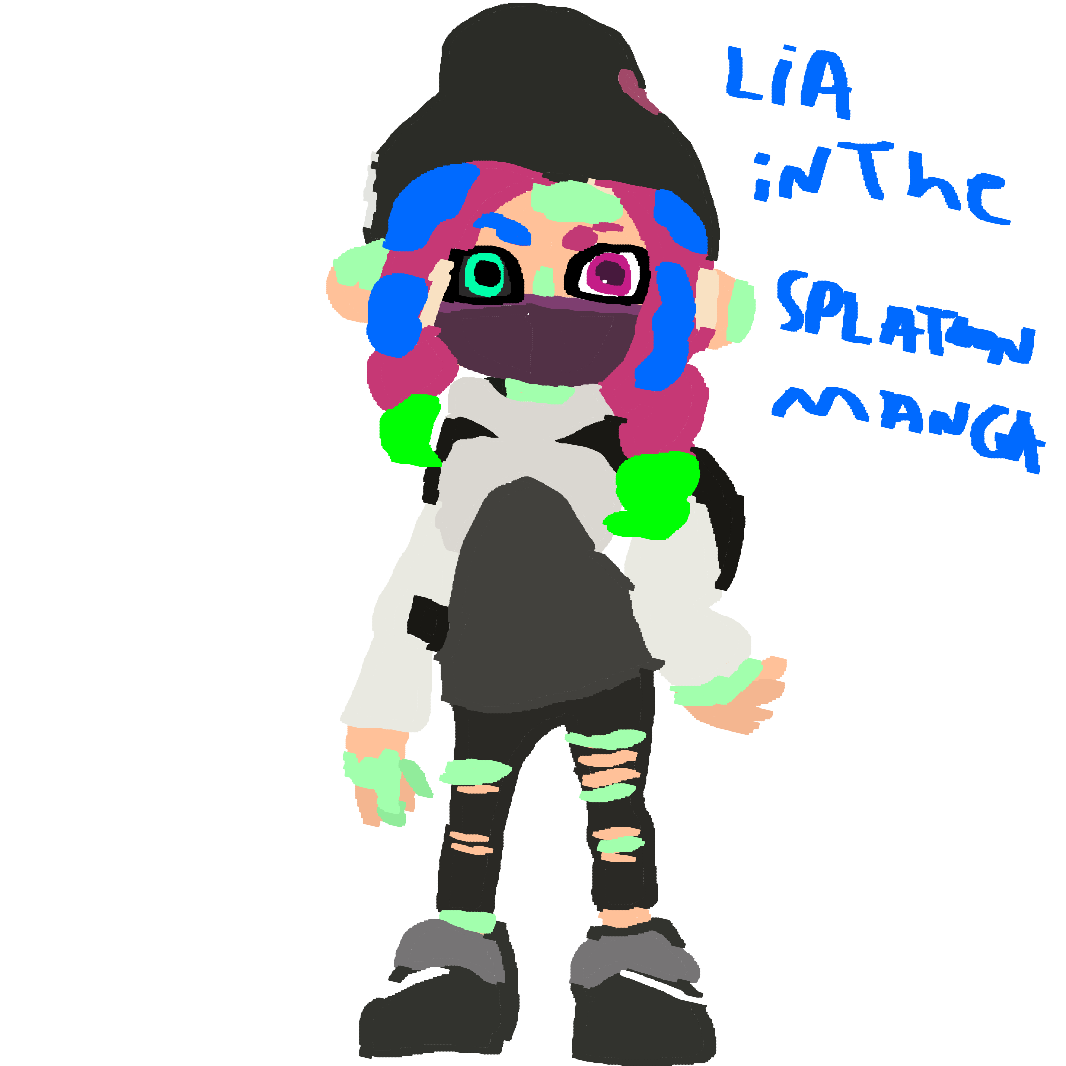 Lia in the Splatoon manga (og pic) - ibisPaint