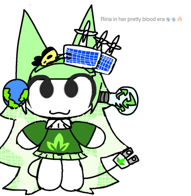 Rina in pretty blood style!