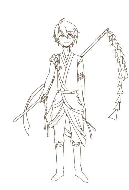 【線画】塗ってください