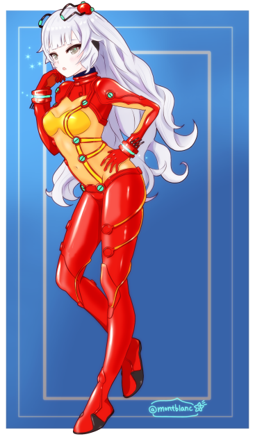 駅メモ　蓮台寺ミナトがエヴァ　アスカのテストプラグスーツ着てみる