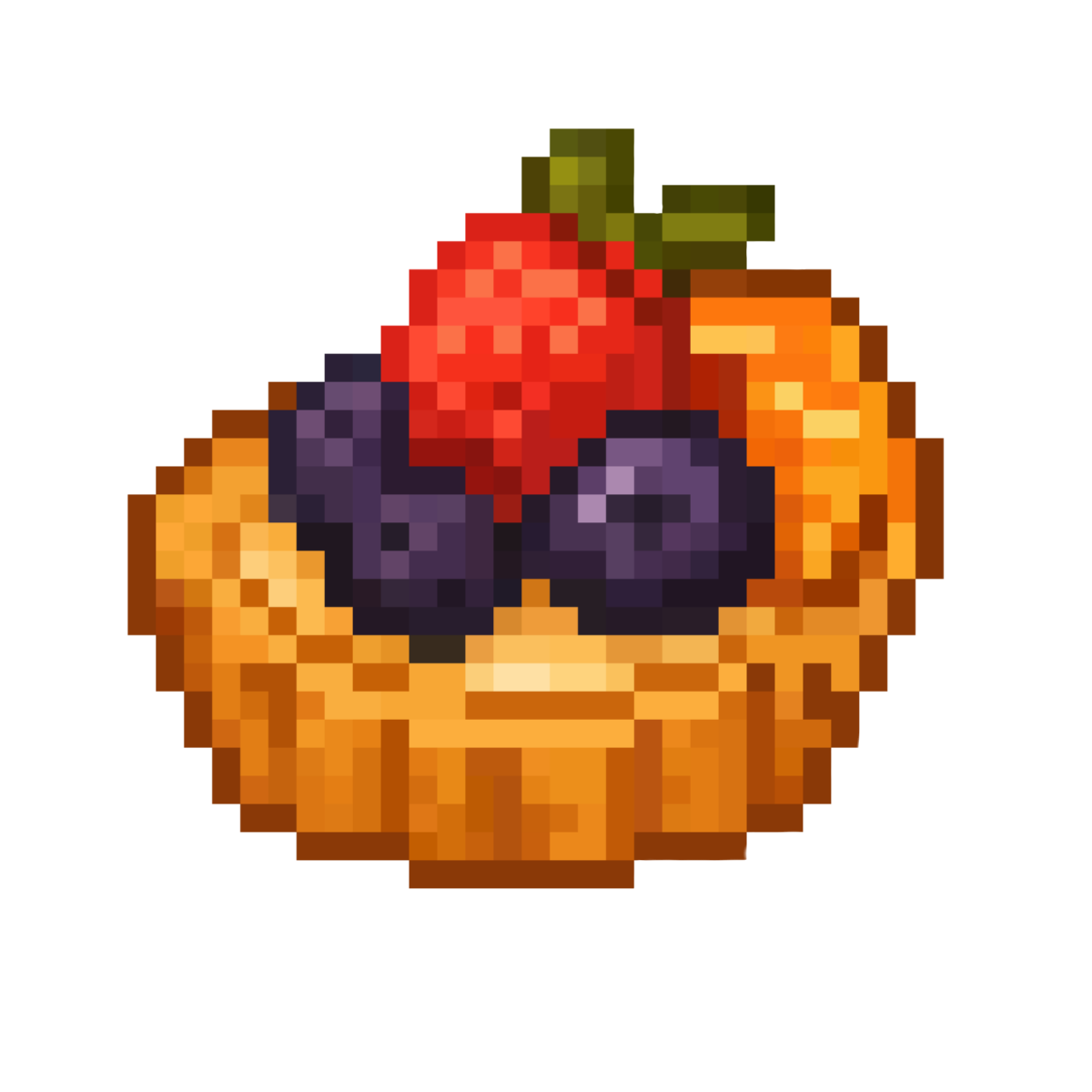 berry and strawberry cake - ibisPaint