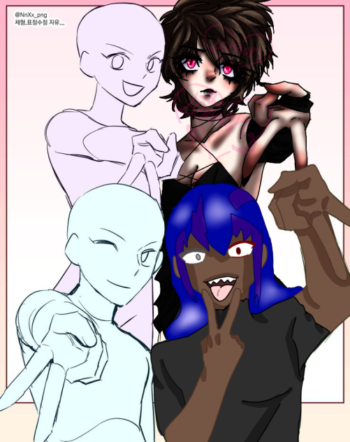 Peace sign collab!!! - ibisPaint