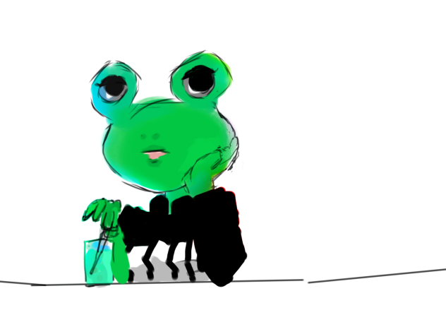 カエル婦人