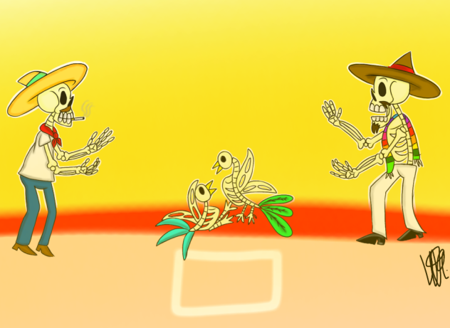 palenque día de muertos 🧡🧡🧡💀💛💛💛